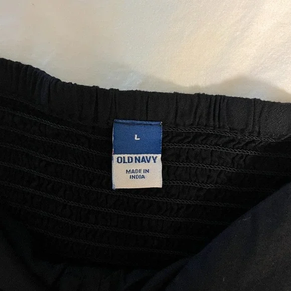 Womens Sz L Smocked Babydoll Top Dark Cottagecore Goth Bishop Sleeve - Picture 5 of 9